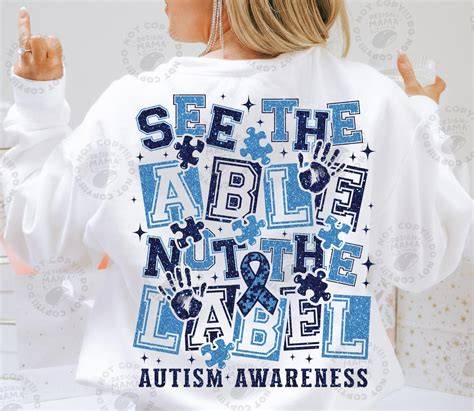 Download Free See The Able Not The Label Autism SVG Cut File For Crafts