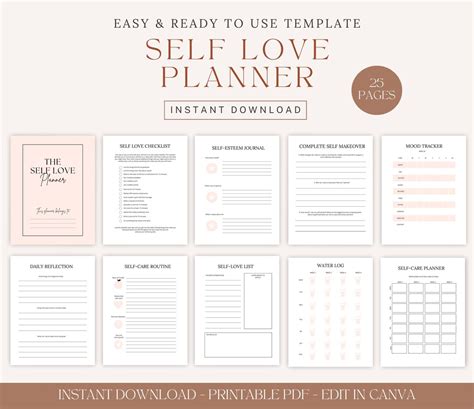 Download Free Self Love PLanner Printable