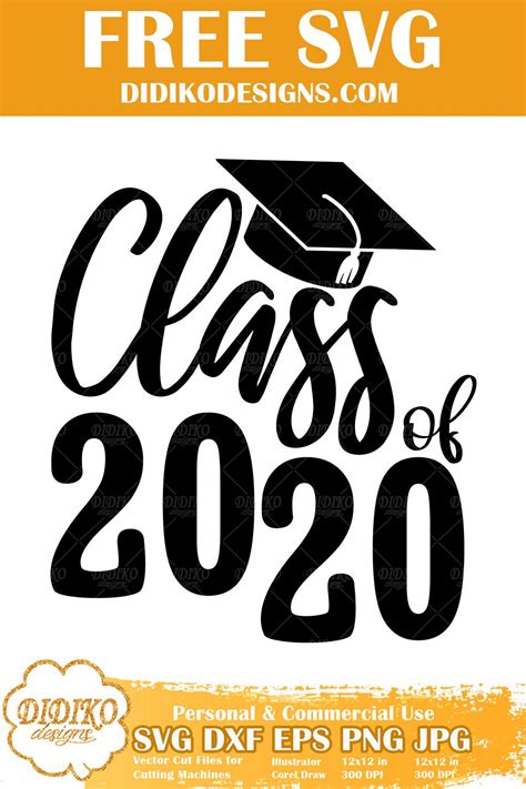 Download Free Senior 2020 Svg, Graduation Cutting File For Cricut