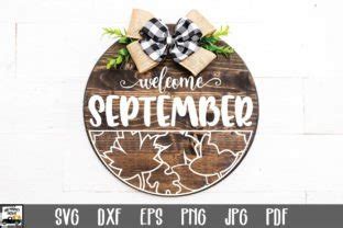 Download Free September - SVG file DXF Files