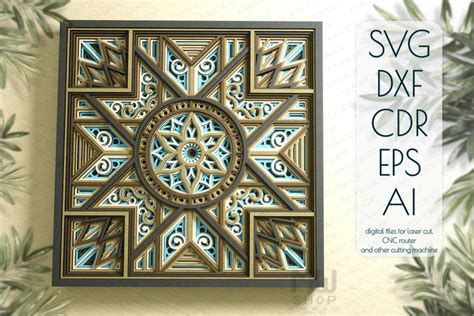 Download Free Set of 4 Mandalas - Cutting Files Files