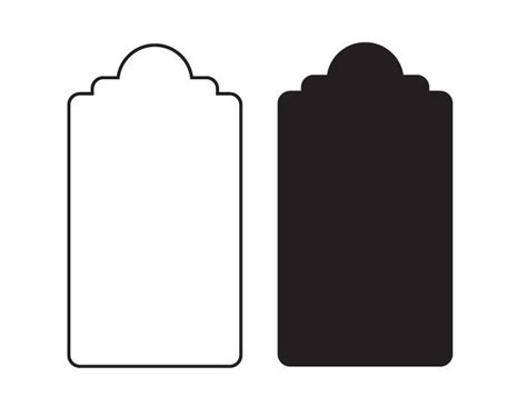 Download Free Set of 4 Printable Map Tags Silhouette DXF Files