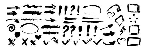 Download Free Set of arrows and frames Crafts