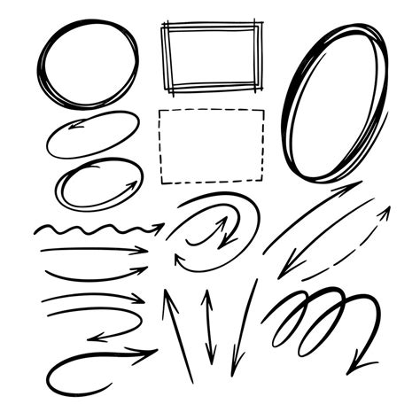 Download Free Set of arrows and frames Creativefabrica