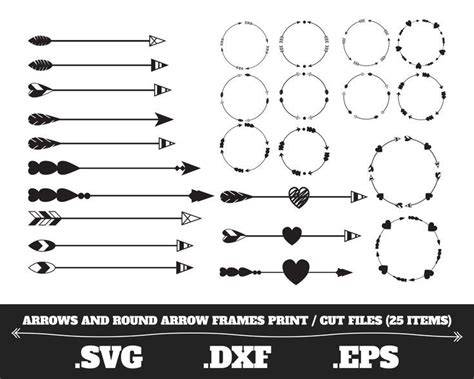 Download Free Set of arrows and frames For Crafts