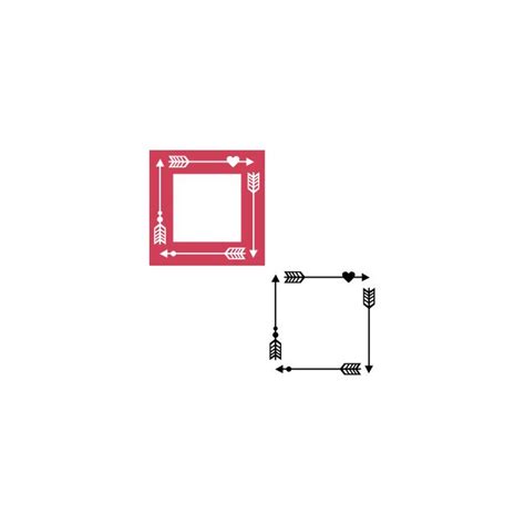 Download Free Set of arrows and frames Silhouette For Crafts