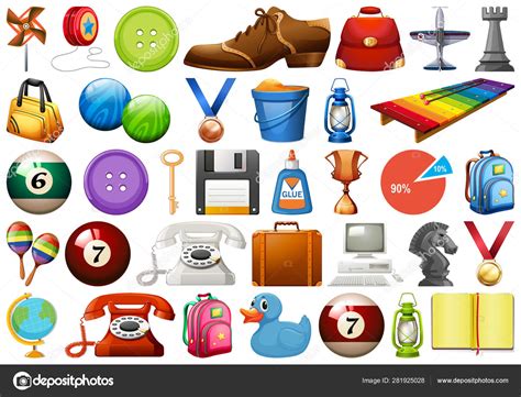 Download Free Set of vector objects Images