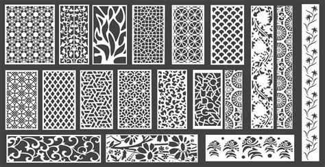 Download Free Set of vector objects Silhouette DXF Files