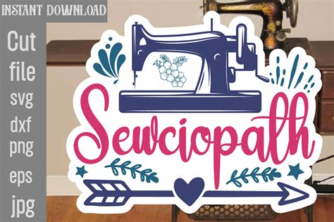 Download Free Sewciopath SVG Cut File Commercial Use For Crafts