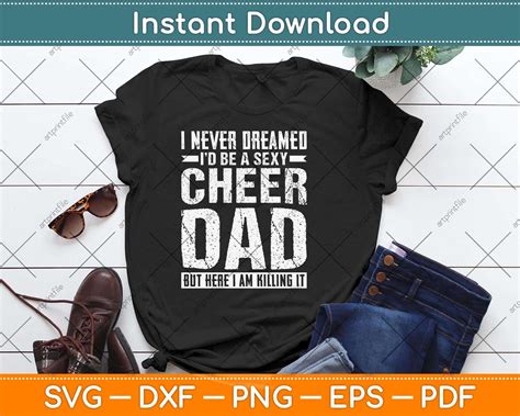 Download Free Sexy cheer dad DXF Files