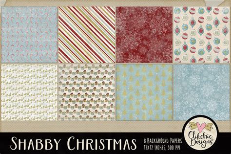 Download Free Shabby Christmas Texture Backgrounds Crafts
