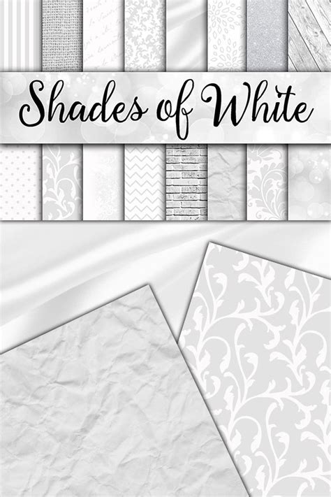 Download Free Shades of White Digital Paper Textures DXF Files