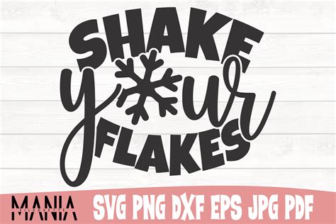Download Free Shake Your Flakes SVG Cut File Commercial Use For Crafts