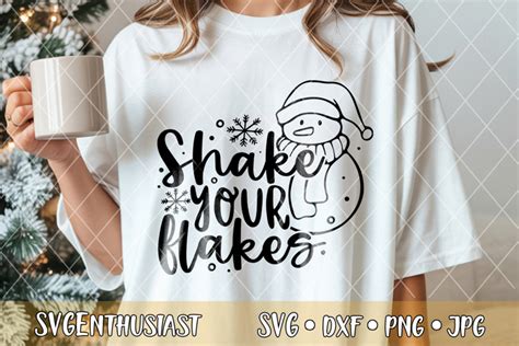 Download Free Shake Your Flakes SVG Cut File Easy Edite