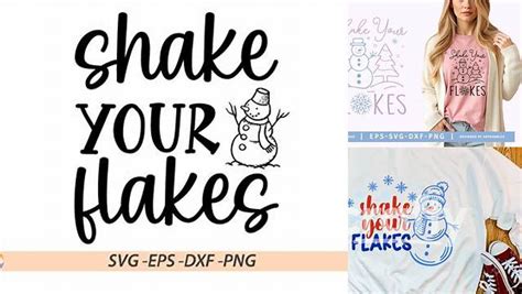 Download Free Shake Your Flakes SVG Cut File Files For Crafts