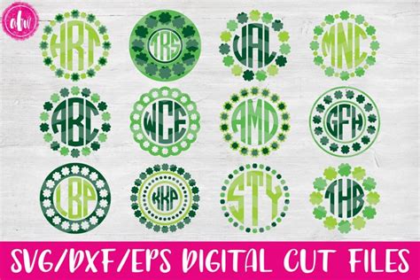 Download Free Shamrock Monogram Bundle. Monogram SVG Bundle. Shamrock Monogram
Svg. Files