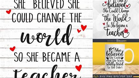 Download Free She Believed Teacher Printable