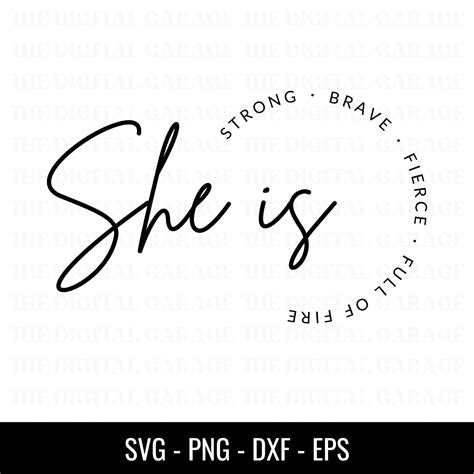Download Free She Is Strong SVG Commercial Use