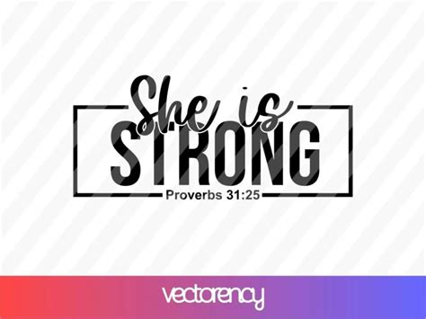 Download Free She Is Strong SVG Cut Files