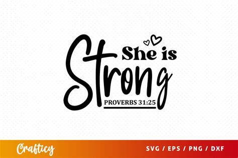 Download Free She Is Strong SVG Easy Edite