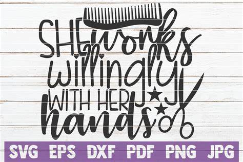 Download Free She Works Willingly With Her Hands SVG Cut File DXF Files