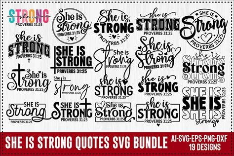 Download Free She is Strong SVG For Crafts