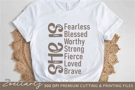 Download Free She is fearless SVG Commercial Use DXF Files