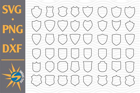 Download Free Shield SVG, PNG, DXF Digital Files Include For Cricut
