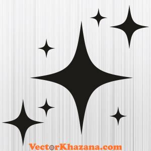 Download Free Shining Star SVG DXF Files