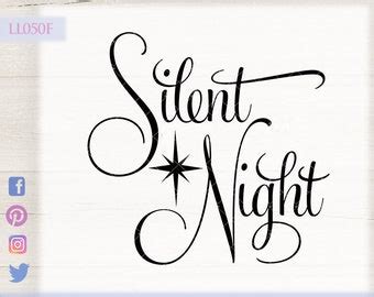 Download Free Silent Night Type SVG DXF Files