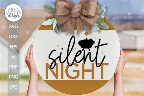 Download Free Silent Night Type SVG Easy Edite