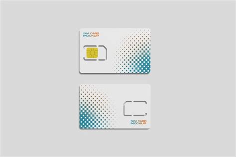 Download Free Sim Card Mockup PSD Mockup Templates