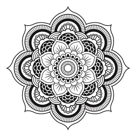 Download Free Simple Flower Mandala Set-5 Files
