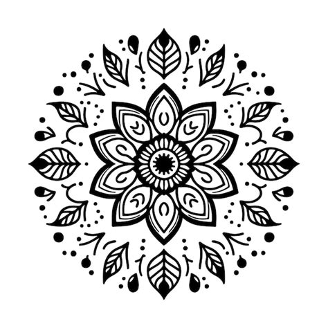 Download Free Simple Flower Mandala Set-5 Files For Crafts