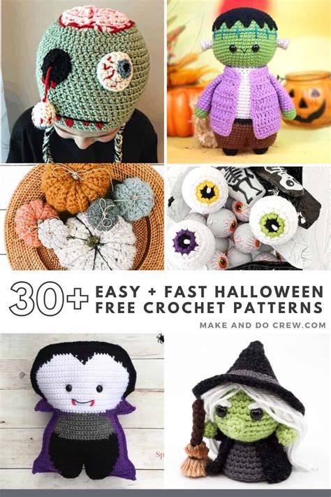 Free Simple Halloween Crochet Patterns