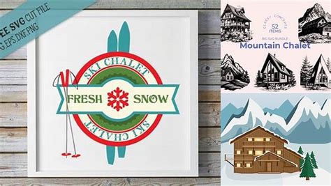Download Free Ski Chalet Files DXF Files