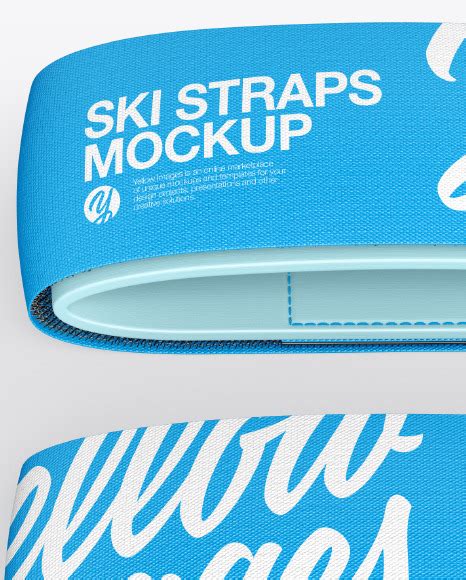 Download Free Ski Straps Mockup PSD Generator