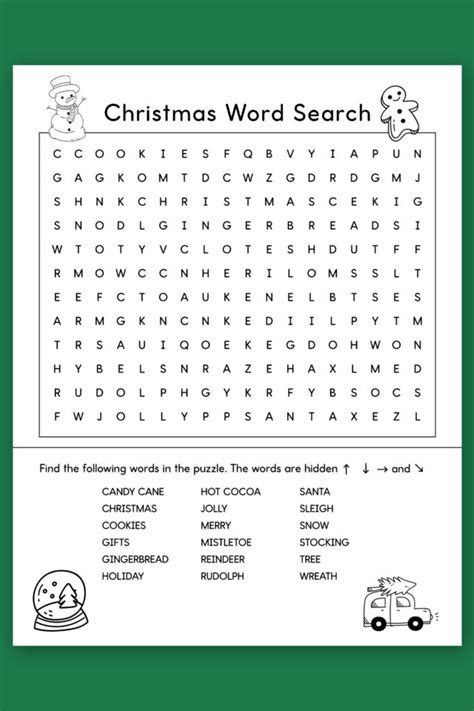 Download Free Skinny Christmas Word Set Easy Edite