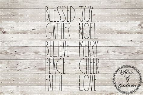 Download Free Skinny Christmas Word Set Files For Crafts