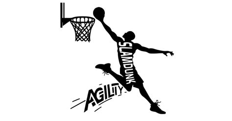 Download Free Slam Dunk Svg - Basketball Commercial Use DXF Files