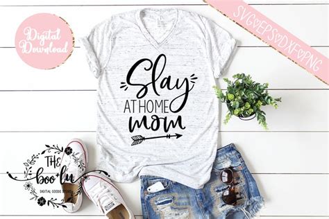 Download Free Slay At Home Mom SVG DXF Files