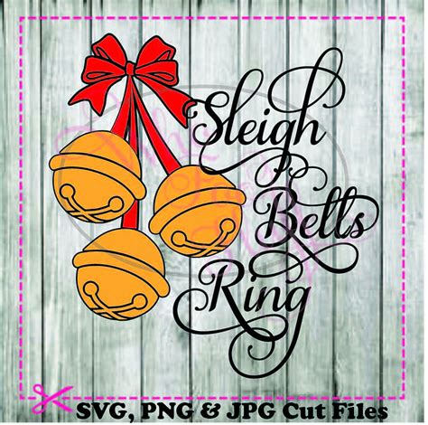 Download Free Sleigh Bells Ring SVG Cut File Commercial Use DXF Files