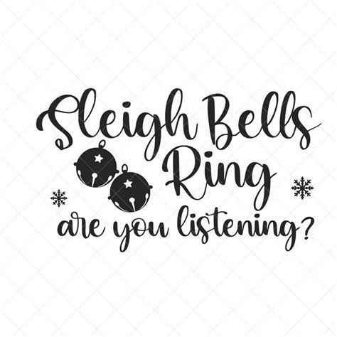 Download Free Sleigh Bells Ring SVG Cut File Files DXF Files