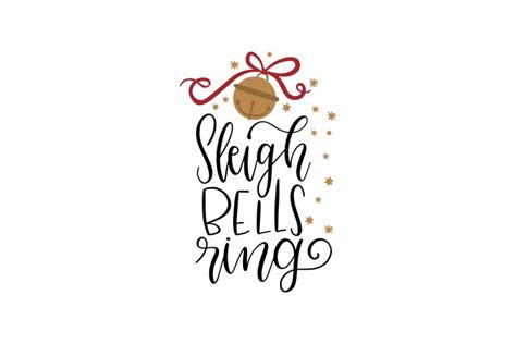 Download Free Sleigh Bells Ring SVG Cut File Images