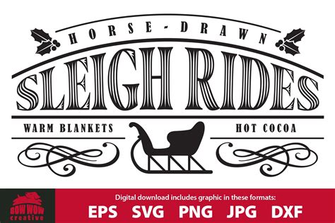 Download Free Sleigh Rides DXF Files