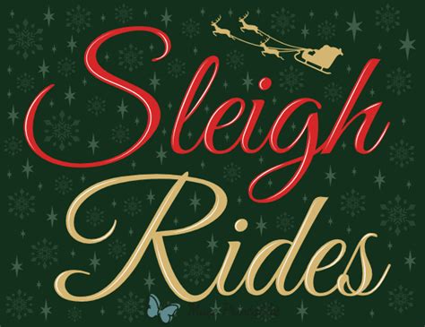 Download Free Sleigh Rides Printable