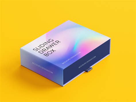 Download Free Slide Gift Box Mockup Set PSD Templates Generator Yellowimages