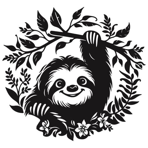 10 Adorable Free Sloth SVG Designs You Can't Resist Downloading!