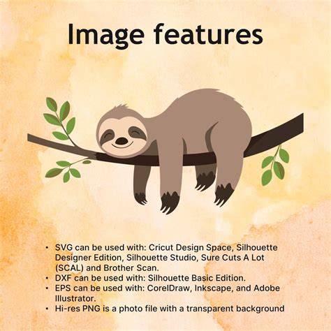 Download Free Sloth Svg Bundle For Silhouette