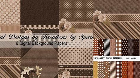 Download Free Small Pattern Digital Background Papers SVG Cut Files